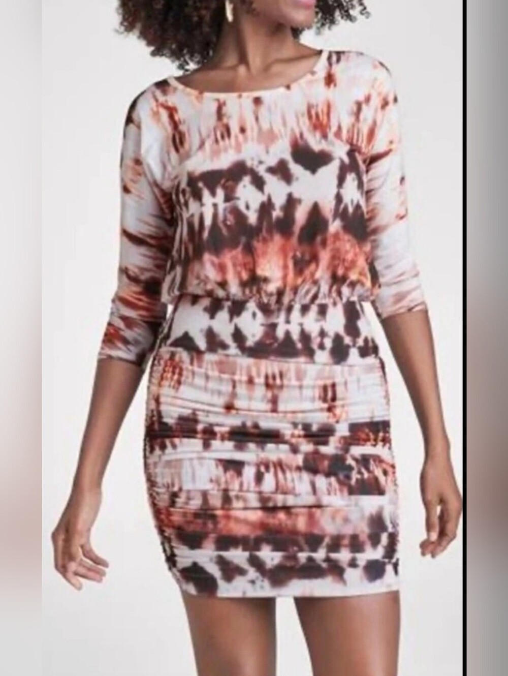VENUS Tie-Dye Bodycon Mini Dress - Medium